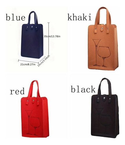 Bolsa De Fieltro Para Vino Tinto, Bolsa De Almacenamiento Po