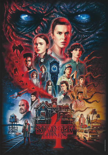 Rompecabezas Stranger Things 4 1000 Pz Clementoni Once Vecna
