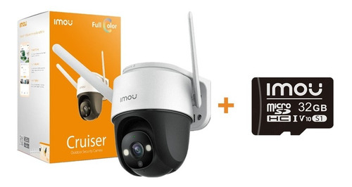 Cámara Ip Imou Cruiser 2mp Full-color Led30m + Micro Sd 32g