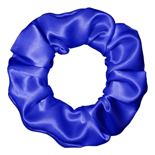 Scrunchie Colet Para El Cabello Xl Azul Brillante