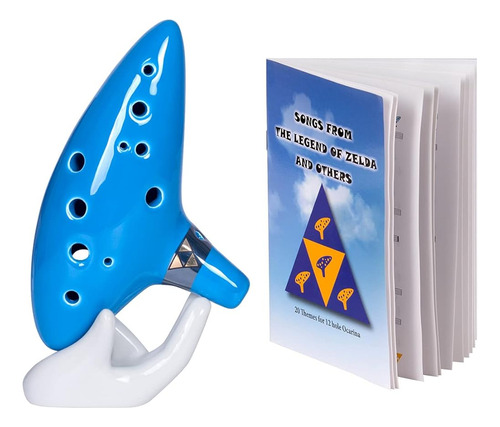 Deekec Legend Of Zelda Ocarina 12 Hole Alto C Con Song Book 