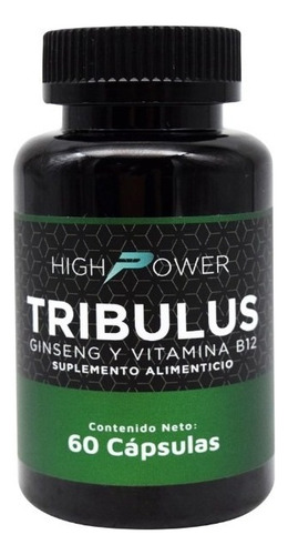 High Power Tribulus Ginseng Y Vitamina B12 60 Caps