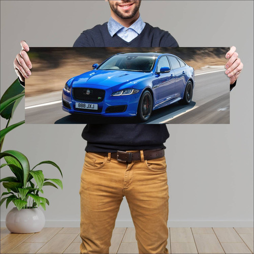 Cuadro 30x80cm Auto 2017 Jaguar Xjr575 Uk Auto 485