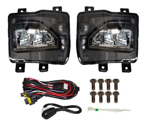 Kit Faros De Niebla Led Silverado 2016 2017 Y 2018 C/cables