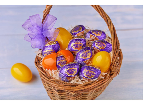 Mini Huevos De Chocolate Con Leche Y Caramelo Crujiente 875