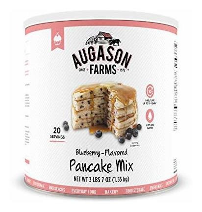 Augason Granjas Blueberry Pancake Mix 3 Libras 7 Oz No. 10 C