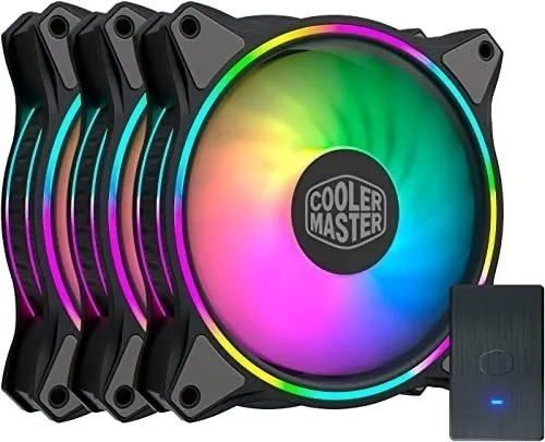 Coolers Cooler Master Masterfan Mf120 Halo 3-in-1 Pack Argb