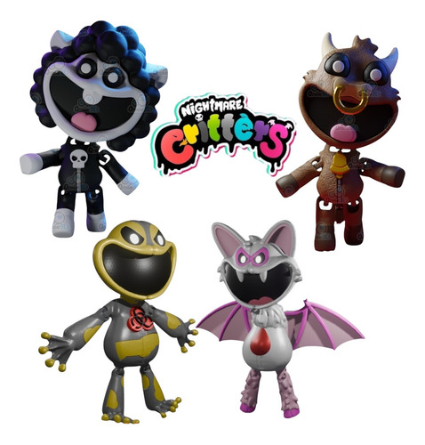 Smiling Critters Poppy Playtime Figura Articulada 3d Juguete Icky Licky