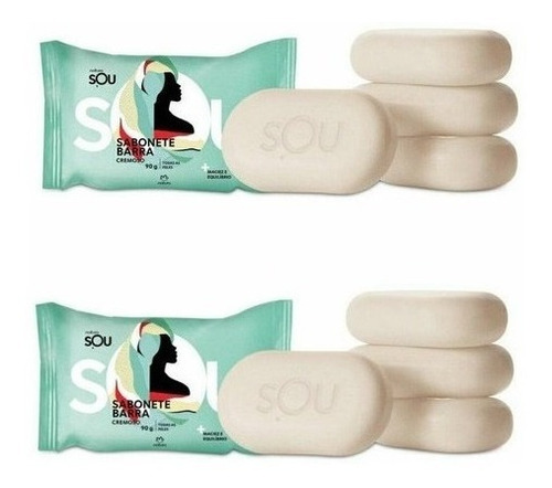 Imagem 1 de 4 de 10 Sabonetes Natura Sou Cremoso Hidratante