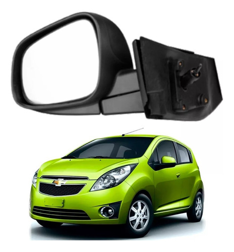 Espejo Lateral Chevrolet Spark 11-18 Beat 18-19 Izquierdo 