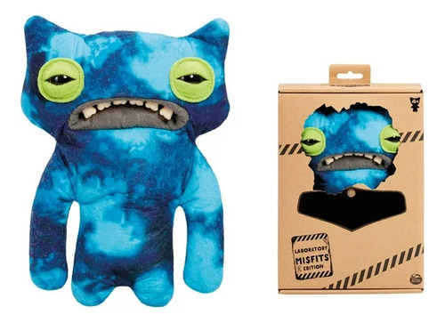 Fuggler Peluche Laboratory Misfits Wide Eyed Weirdo Monstruo Azul