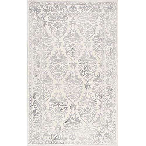 Alfombra De Pasillo Tejida Mano, 2' 6  X 10', Gris