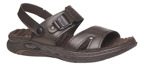 Sandália Masculina Pegada Couro Leve C/ Amortecimento 134503