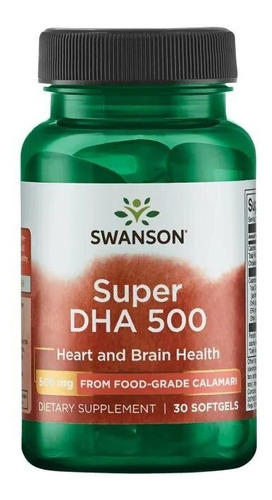 Super Dha 500 30 Softgel Swanson +regalo