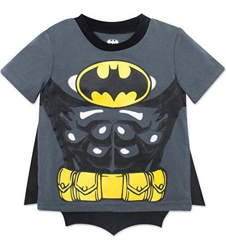 Warner Bros. Batman Y Superman Camiseta Boys' Y Cabo Set.