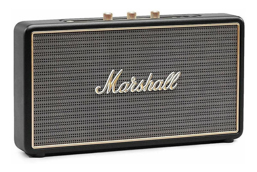 Bocina Marshall Stockwell Oem Portátil Con Bluetooth Negra