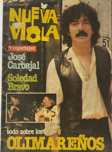 Nueva Viola, Nº 3, Olimareños, Sabalero, 48 Pág, 1984, F21b7