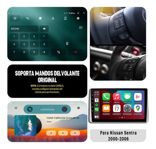 Cjx Estéreo Android 2g+32g Para Nissan Sentra 2000-2006