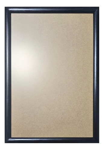 Marco De Madera 50x70cm Variedad De Espesor Todo Incluido Negro Media Caña 2.0cm
