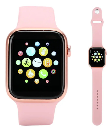Smartwatch HW12 Series 6 / 2021 40mm Rosa - miitch.cl