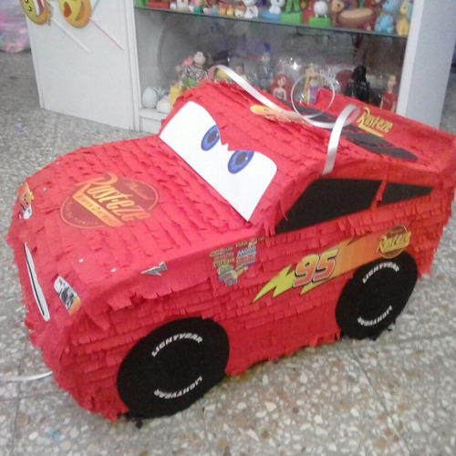 Piñata Cars Rayo Mcquenn Papel Crepe
