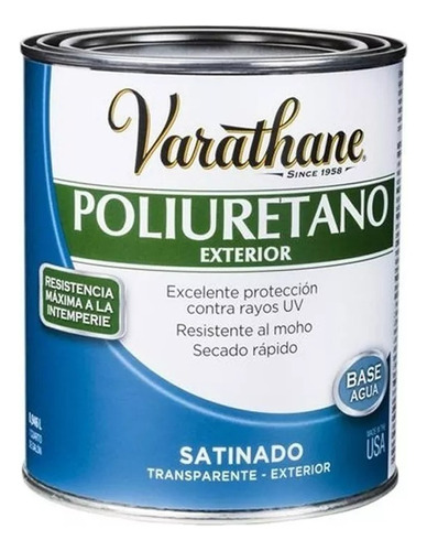 Poliuretano Varathane Exterior Semi Brillante X1 Don Luis