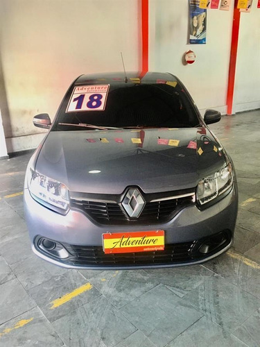 Imagem 2 de 12 de Renault Logan Expression 1.6 Ano:2018 Cinza Completo 4p