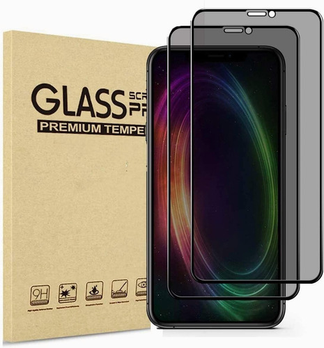 2 Piezas Mica Privacidad Cristal Templado Para Motorola G60/g40 Fusion