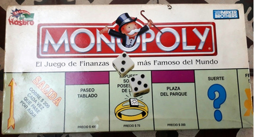Monopoly Clasico Estados Unidos Complet Fichas Metal Años 90