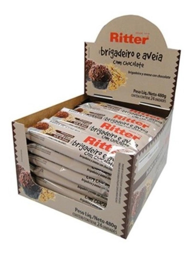 Cereal Ritter Mix Brigadeiro,aveia E Chocolate C/24