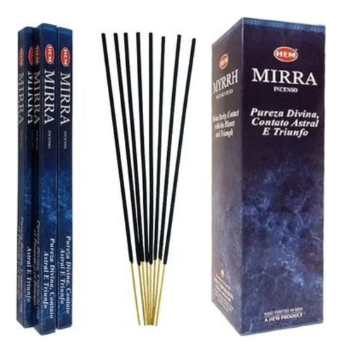 Incenso Indiano Hem Mirra Cx.25un.8v. - Super Oferta