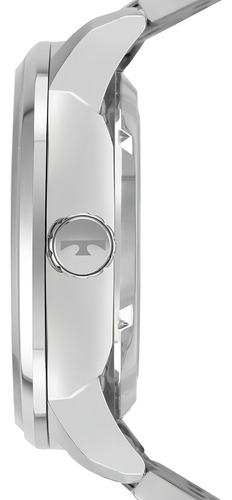 Relógio Technos Masculino Automatico Prata Prata Azul Azul