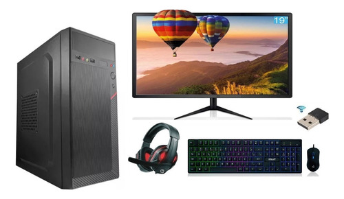 Computador I3 10a - 8gb Ddr4- Ssd 240gb - W10 + Monitor 19