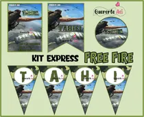Comprar Kit Imprimible Express Personalizado- Free Fire #1