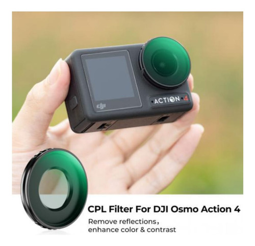 Filtro Cpl Para Dji Osmo Action 4 K&f Concept