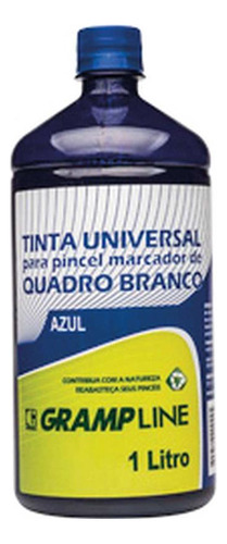 Tinta Marcador Quadro Branco Reabastecedor 1000ml Azul