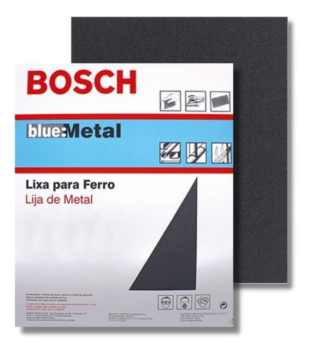 Kit C/ 25 Lixa Ferro G40 Folha 230x280mm Bosch