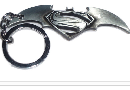 Llavero De Batman Vs Superman Metalizado Coleccion