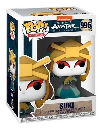 Imagen 1 de 2 de Figura Funko Pop Suki 996 Guerra Kyoshi - Avatar Aang