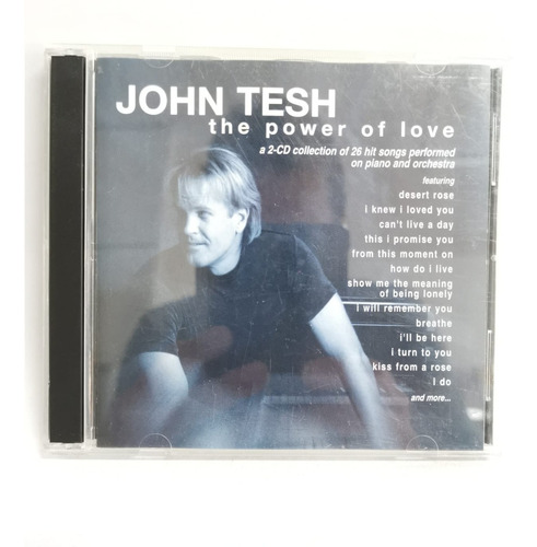 John Tesh The Power Of Love Cd Usa Musicovinyl