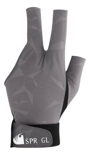 Guante De Billar De 3 Dedos, Guante De Billar De Mano Gris