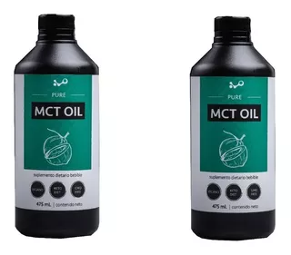 2x Mct Oil X 475 Ml | Keto - Vegan - Gmo Free | De Alemania