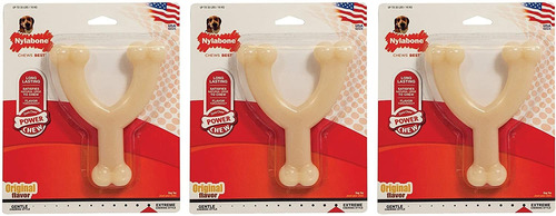 Nylabone - Juego De 3 Juguetes Para Perros De Power Chew Wis