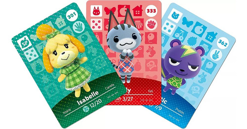 6 Tarjetas Nfc Amiibo - Animal Crossing - Sobre Sellado S2