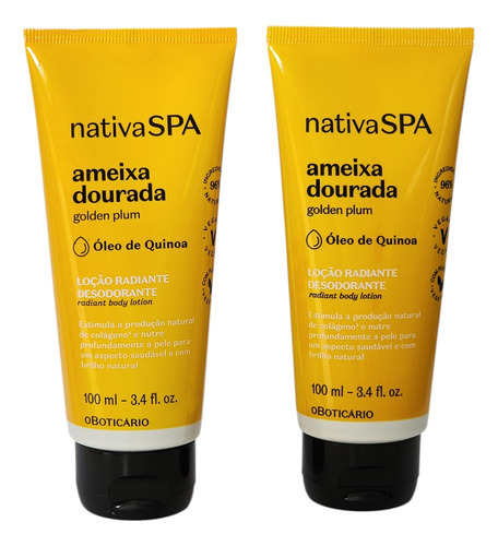 O Boticario Nativa Spa Ameixa Dourada 200ml Body Lotion Ameixa