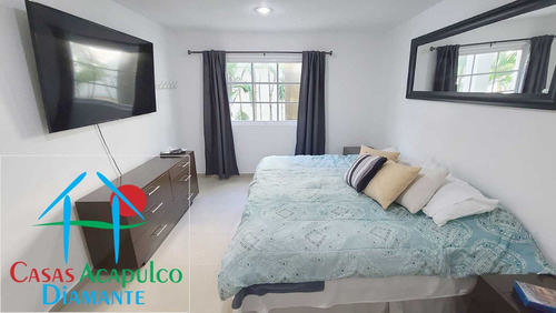Cad Diamante Lakes Rubí 202. Terraza Con Vista A La Alberca Y Jardines