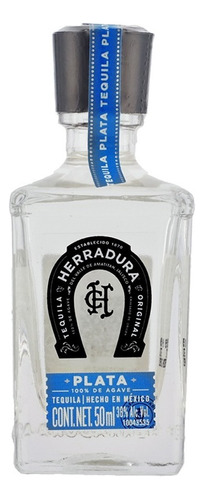 Mini Tequila Herradura Plata .50