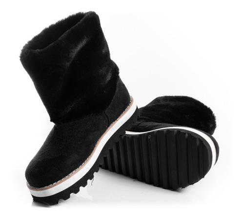 Imagen 4 de 5 de Botas Pantubotas Botitas Mujer Peluche Australiana Botinetas