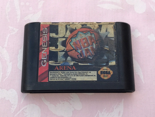 Nba Jam Juego Original Para Sega Genesis 1993 Acclaim