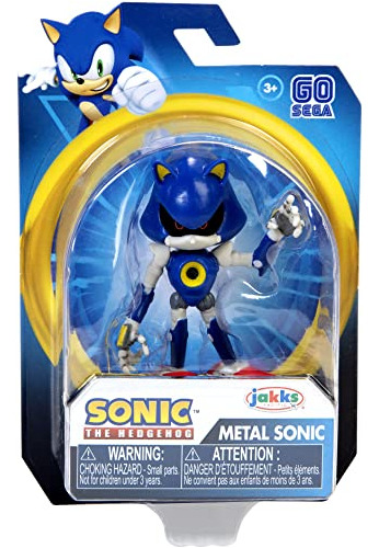 Figura De Acción De Metal De Sonic The Hedgehog De 25 Pulgad